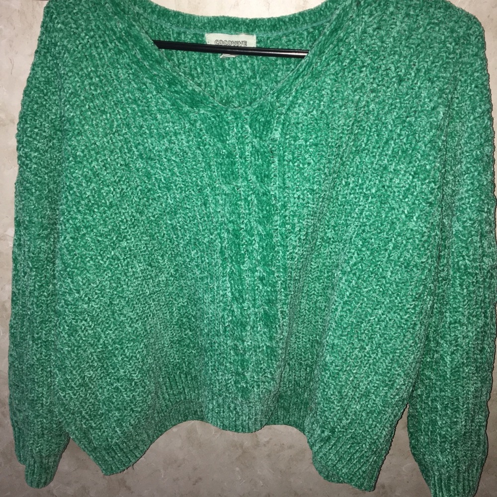 Sea foam green sweater